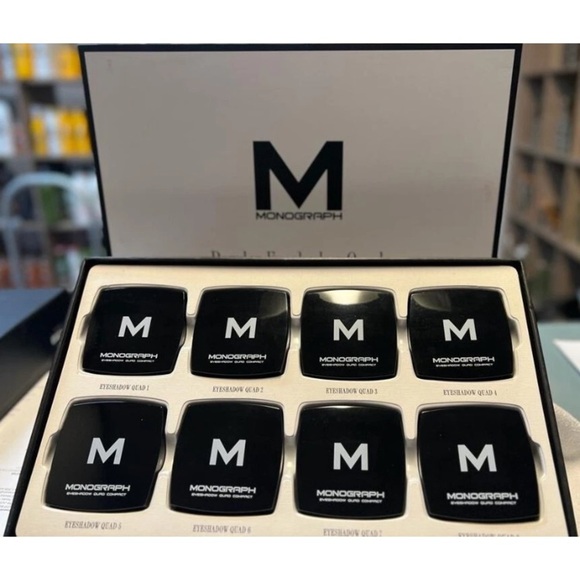 Monograph Quads Set of 8 Sleek Black Eyeshadow Compact Set - Picture 3 of 8